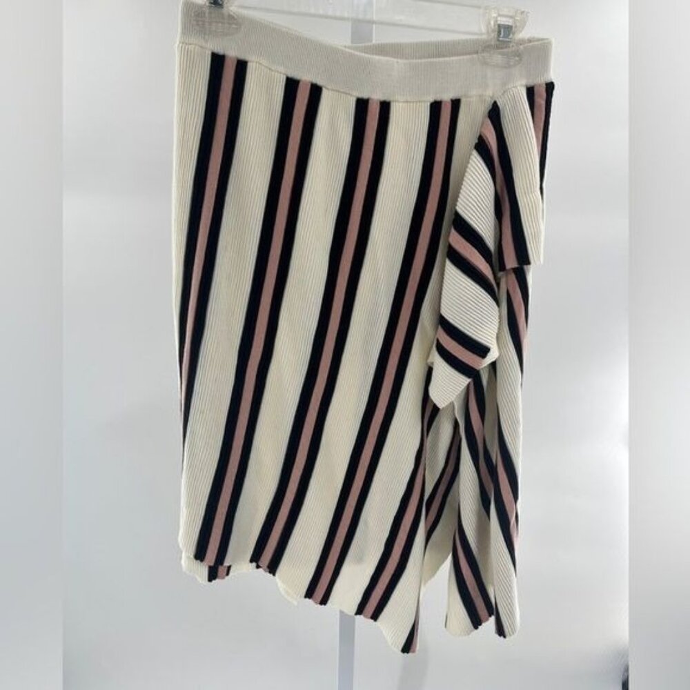 Christian Wijnants Kristi Knit Draped Skirt - Size Medium - Picture 2 of 9